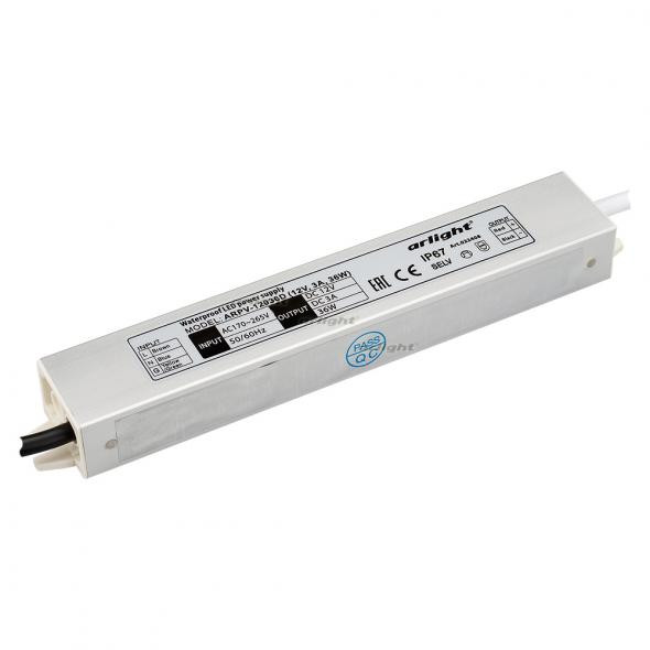 Блок питания Arlight ARPV-12036-D (12V, 3.0A, 36W) 022408 Блок питания Arlight ARPV-12036-D (12V, 3.0A, 36W) 022408