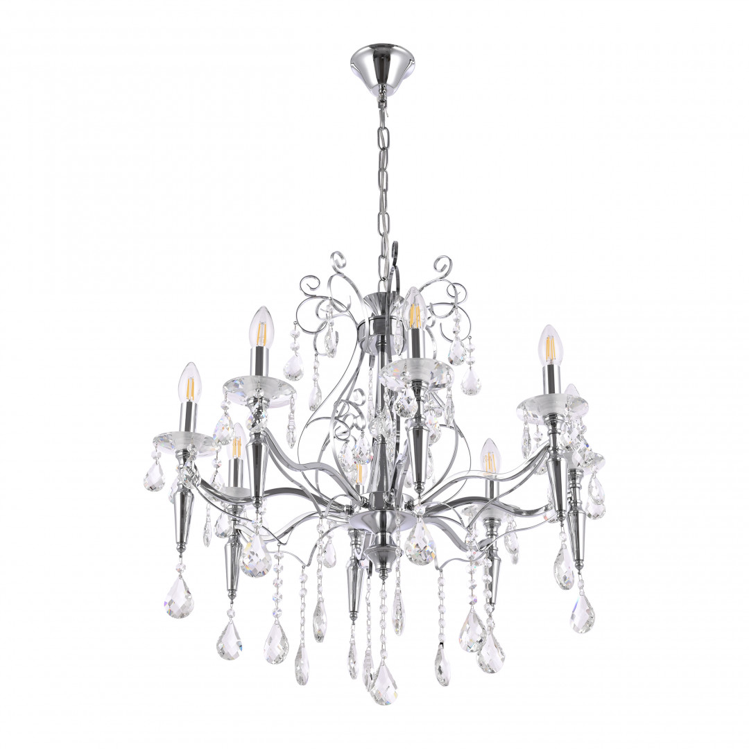 Подвесная люстра Arte Milano 347710/8 CR Подвесная люстра Arte Milano 347710/8 CR