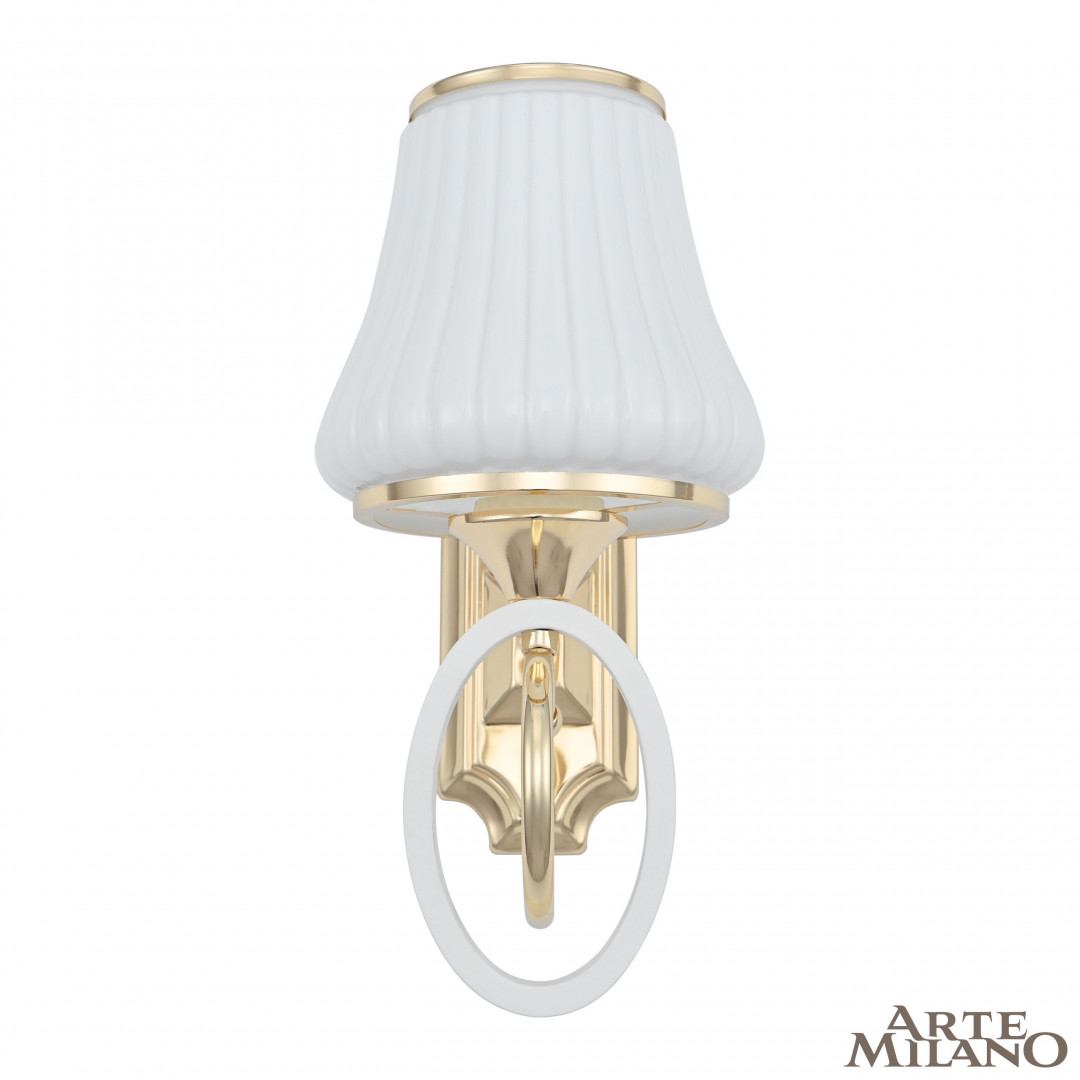 Бра Arte Milano Florentia-2387 302387/1W Wh/Gd Бра Arte Milano Florentia-2387 302387/1W Wh/Gd