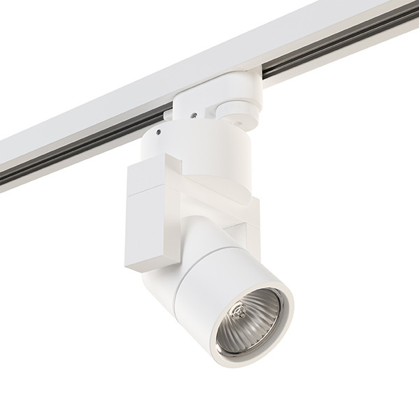 Трековый светильник Lightstar Track 1 white A1T051046 (592076+051046) Трековый светильник Lightstar Track 1 white A1T051046 (592076+051046)