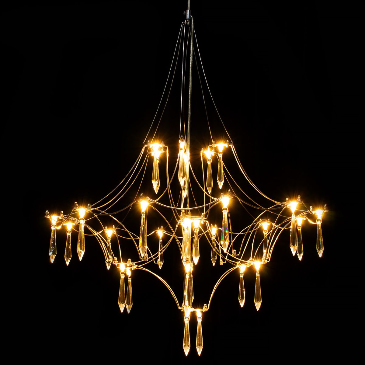 Подвесная люстра ILLUMICO IL0909-600HX-33 Ether Подвесная люстра ILLUMICO IL0909-600HX-33 Ether