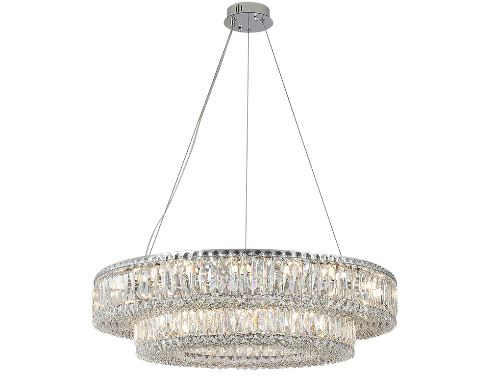 Подвесная люстра Newport 8450+28/S chrome М0070080