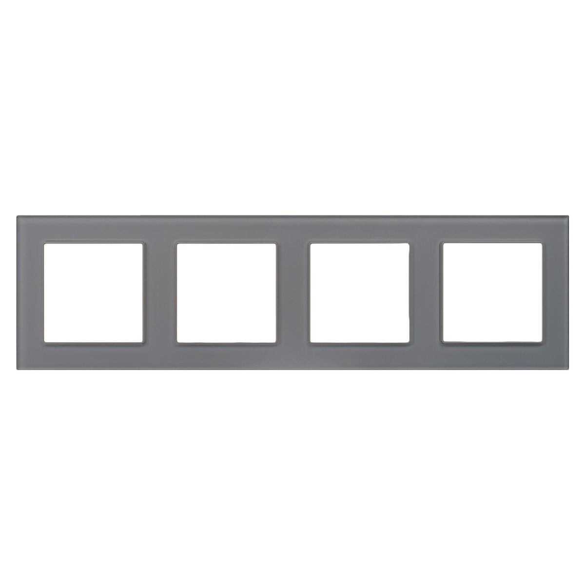 Рамка на 4 поста Arlight FRM-GLARE-GS-4-GR 043804