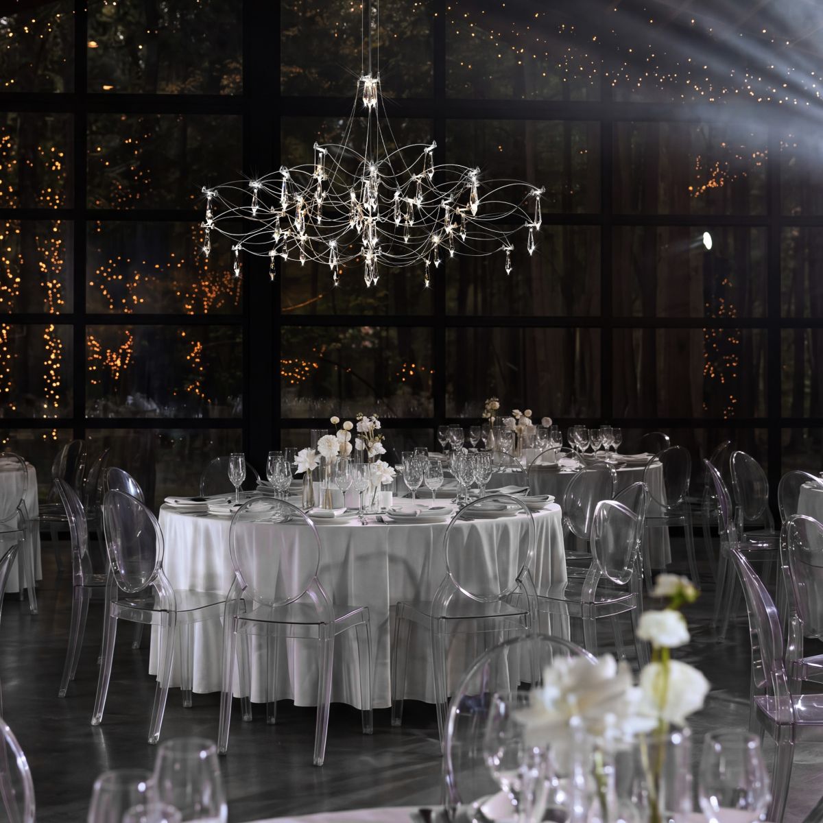Подвесная люстра Loft IT Mira 10587/1000 Silver Asfour