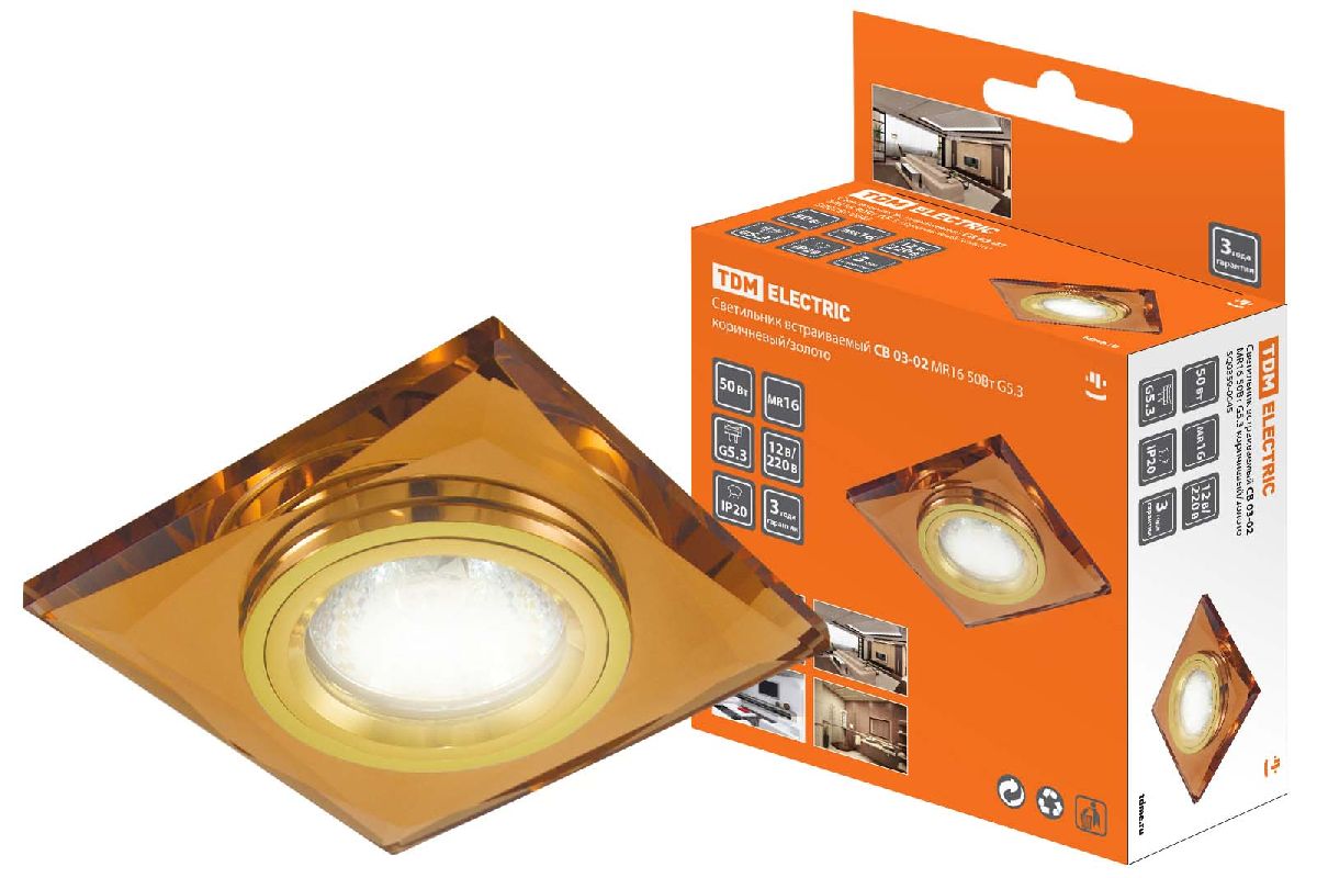 Встраиваемый светильник TDM Electric СВ 03-02 SQ0359-0045 Встраиваемый светильник TDM Electric СВ 03-02 SQ0359-0045