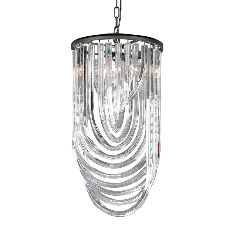Подвесной светильник Delight Collection Murano Glass KR0116P-3 black Подвесной светильник Delight Collection Murano Glass KR0116P-3 black