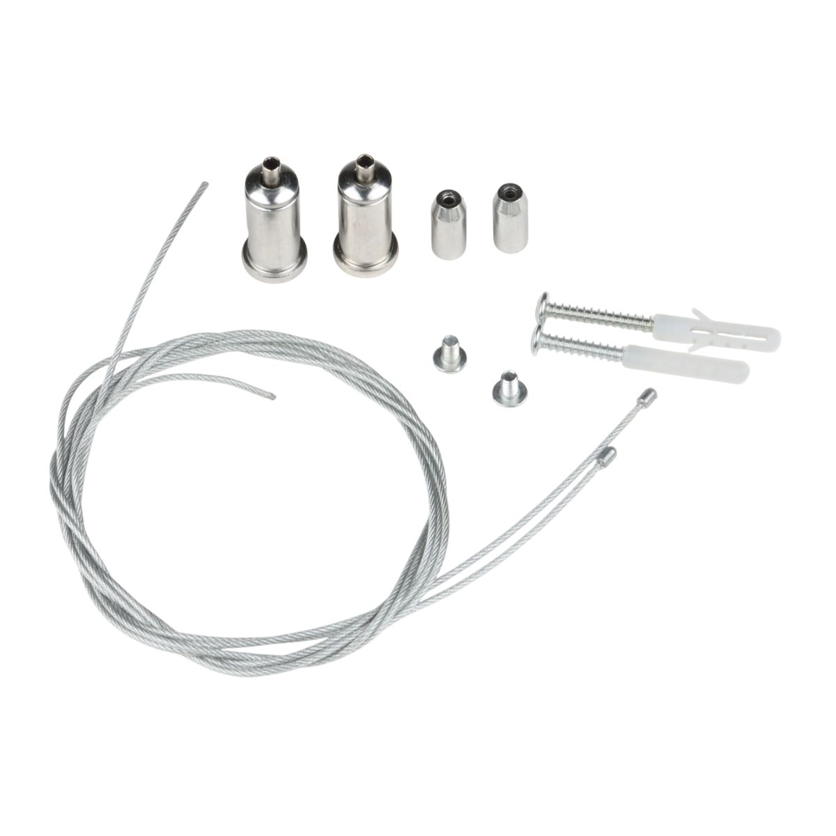 Комплект крепления для подвесного монтажа накладных светильников Uniel UFL-H02 SILVER 200 POLYBAG UL-00013112