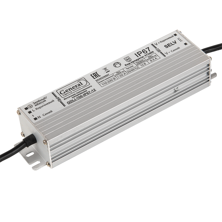 Драйвер General GDLI-100-IP67-12 513400 Драйвер General GDLI-100-IP67-12 513400