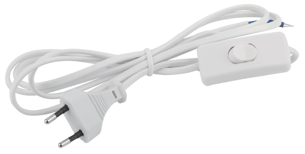 Шнур для бра Эра UX-ШВВП-S-1,8m-W Б0044071