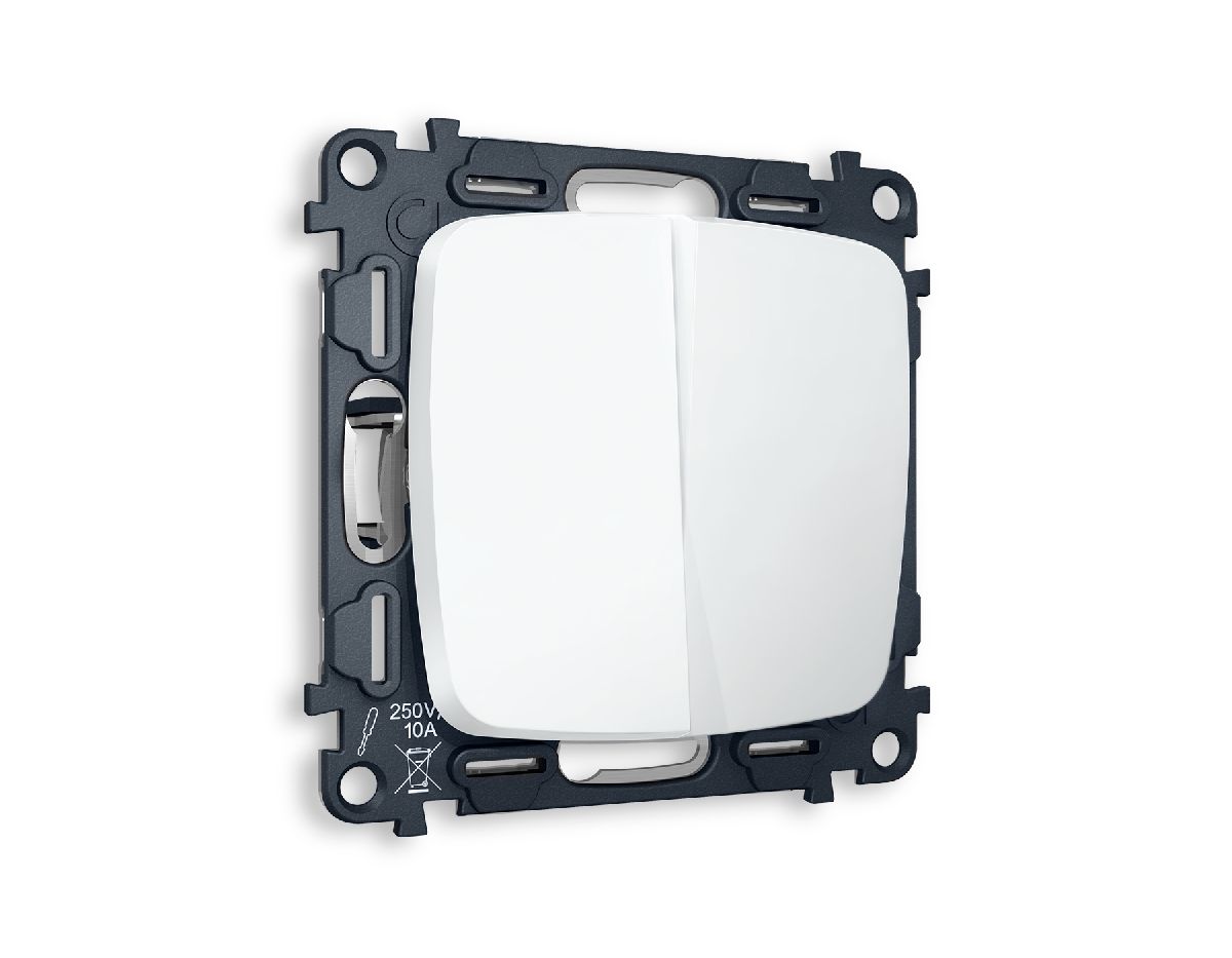 Комплект механизма 2-кл выключателя Ambrella Volt Omega MO123010