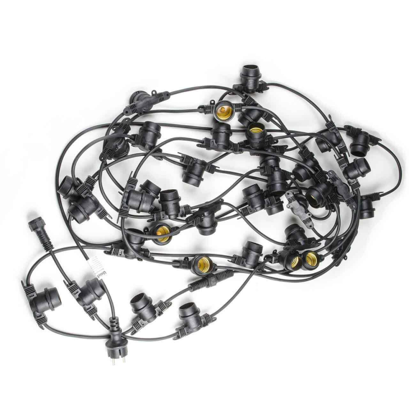 Гирлянда (UL-00006441) Uniel Belt-Light 220V UDL-K111 80/E27/20M IP65 BLACK BELT-LIGHT