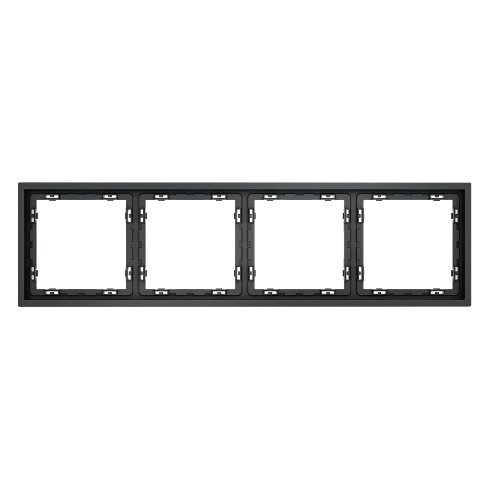 Рамка на 4 поста Voltum S70 VLS100407 (графит)