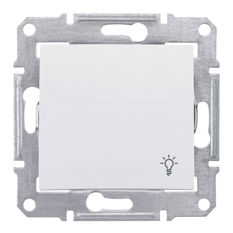 Выключатель кнопочный Свет Schneider Electric Sedna IP44 10A 250V SDN0900321