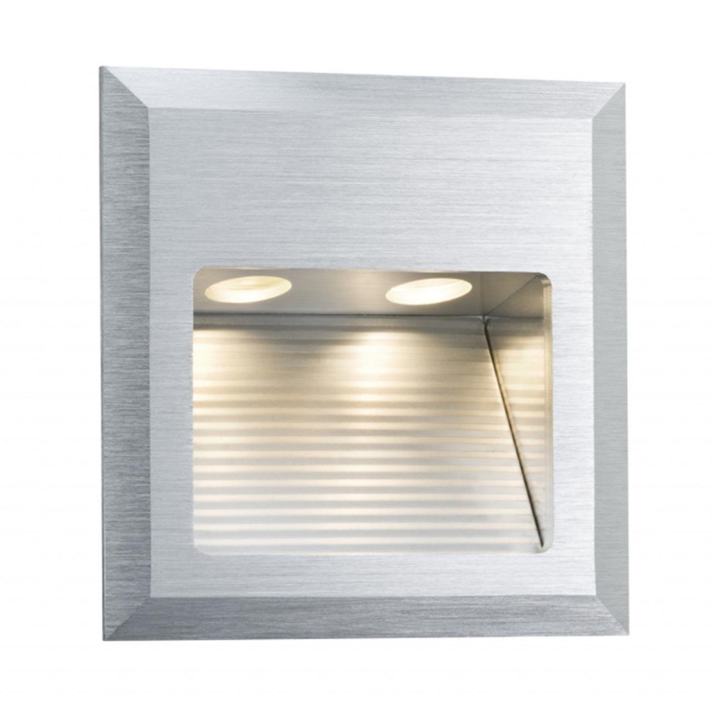 Встраиваемый светодиодный cветильник Paulmann Wall Led Quadro 93753 Встраиваемый светодиодный cветильник Paulmann Wall Led Quadro 93753