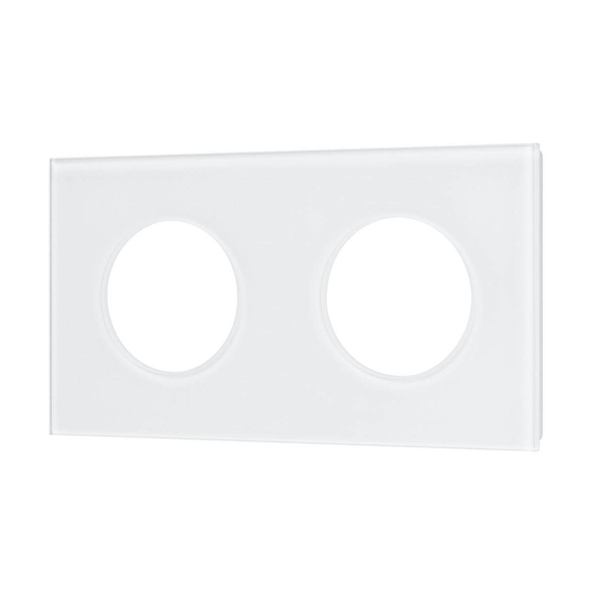 Рамка стеклянная на 2 поста Arlight FRM-GLARE-GC-2-WH 043835