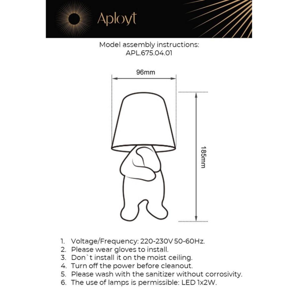 Настольная лампа Aployt Noell APL.675.04.01