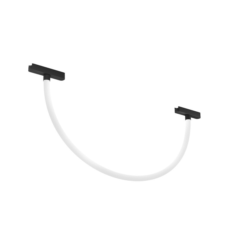 Трековый магнитный однофазный светильник Denkirs Air ray DK5357-BK