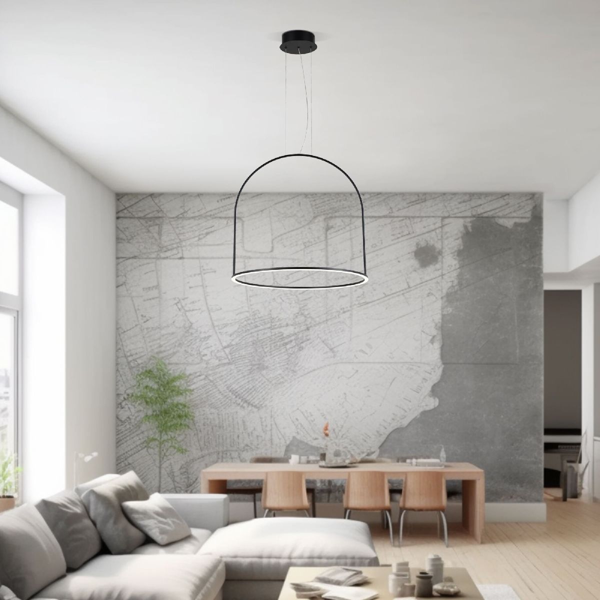 Подвесная люстра Eurosvet Over 90323/1 черный a064961 Подвесная люстра Eurosvet Over 90323/1 черный a064961