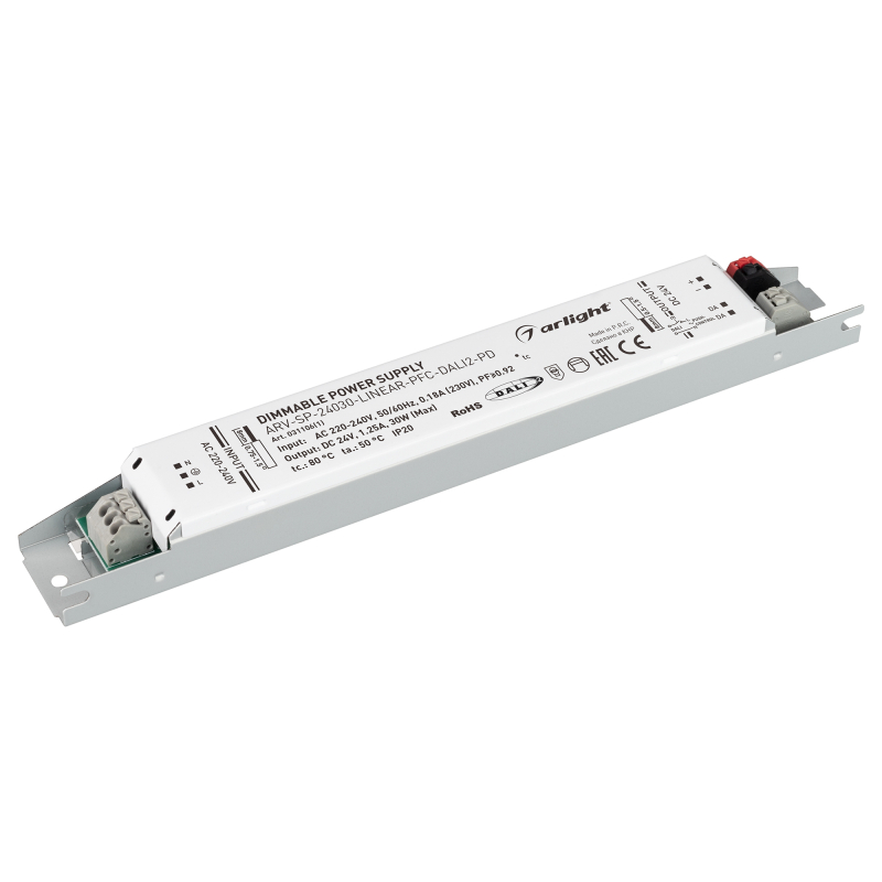 Блок питания Arlight ARV-SP-24030-Linear-PFC-DALI2-PD (24V, 1.25A, 30W) 031106(1) Блок питания Arlight ARV-SP-24030-Linear-PFC-DALI2-PD (24V, 1.25A, 30W) 031106(1)