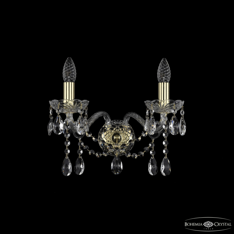 Бра Bohemia Ivele Crystal 1413B/2/165 G Бра Bohemia Ivele Crystal 1413B/2/165 G