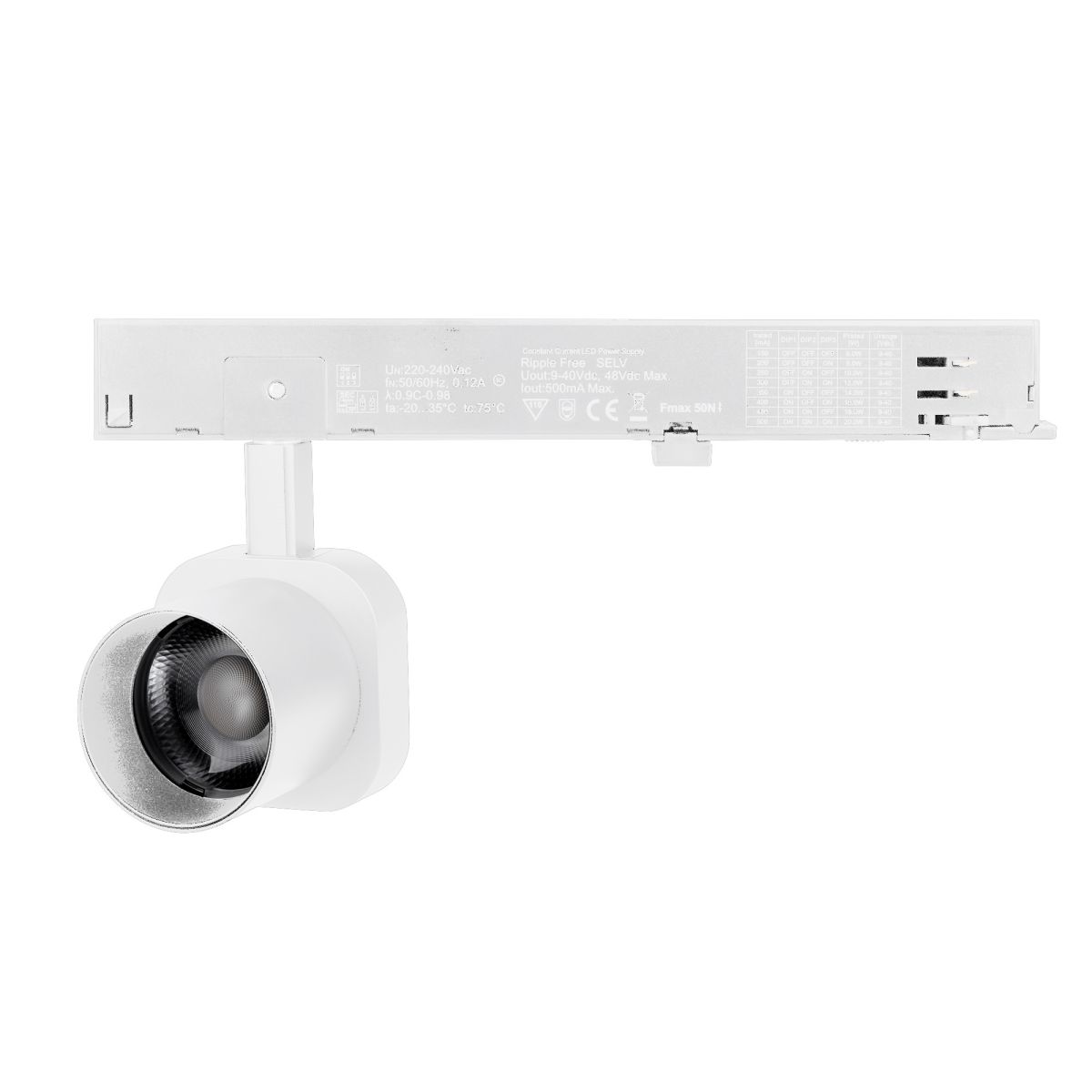 Трековый трехфазный светильник Arlight LGD-DIAFILM-4TR-R60-10W Warm3000 (WH, 20 deg, 230V) (IP20 Металл) 061452