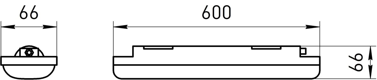 Линейный светильник Эра SPP-211-0-65K-036