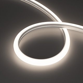 Светодиодная лента герметичная Arlight MOONLIGHT-PRO-TOP-X320-16x15mm 48V White6000 (10 W/m, IP65, 30m, wire x2) (Силикон) 061063