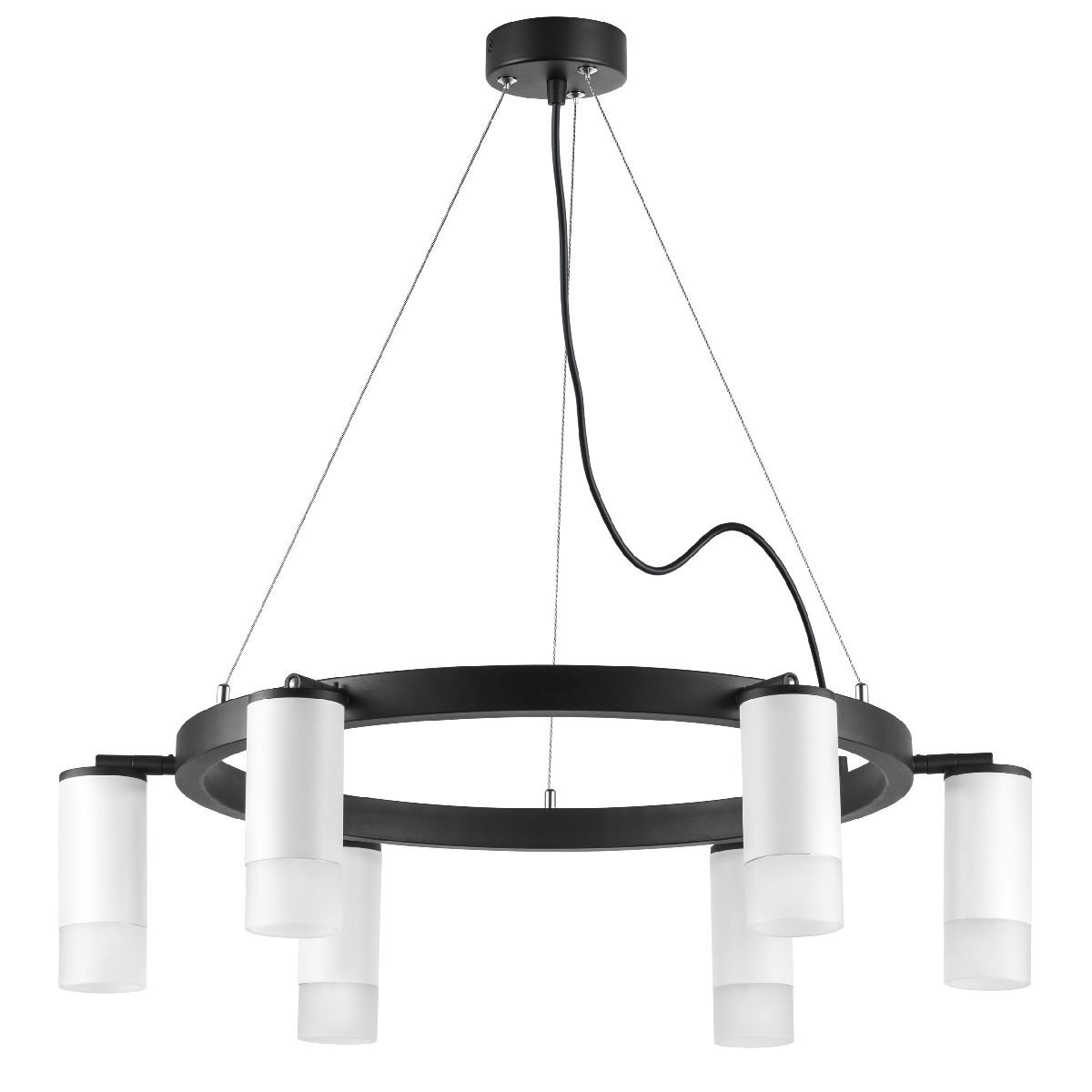 Подвесная люстра Lightstar Rullo (571016+214436-6+202431-6) LR0163661 Подвесная люстра Lightstar Rullo (571016+214436-6+202431-6) LR0163661