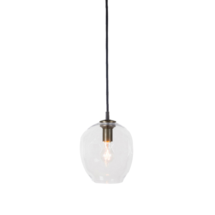 Подвесной светильник Delight Collection Bubble KG0579P-1 brass/clear Подвесной светильник Delight Collection Bubble KG0579P-1 brass/clear