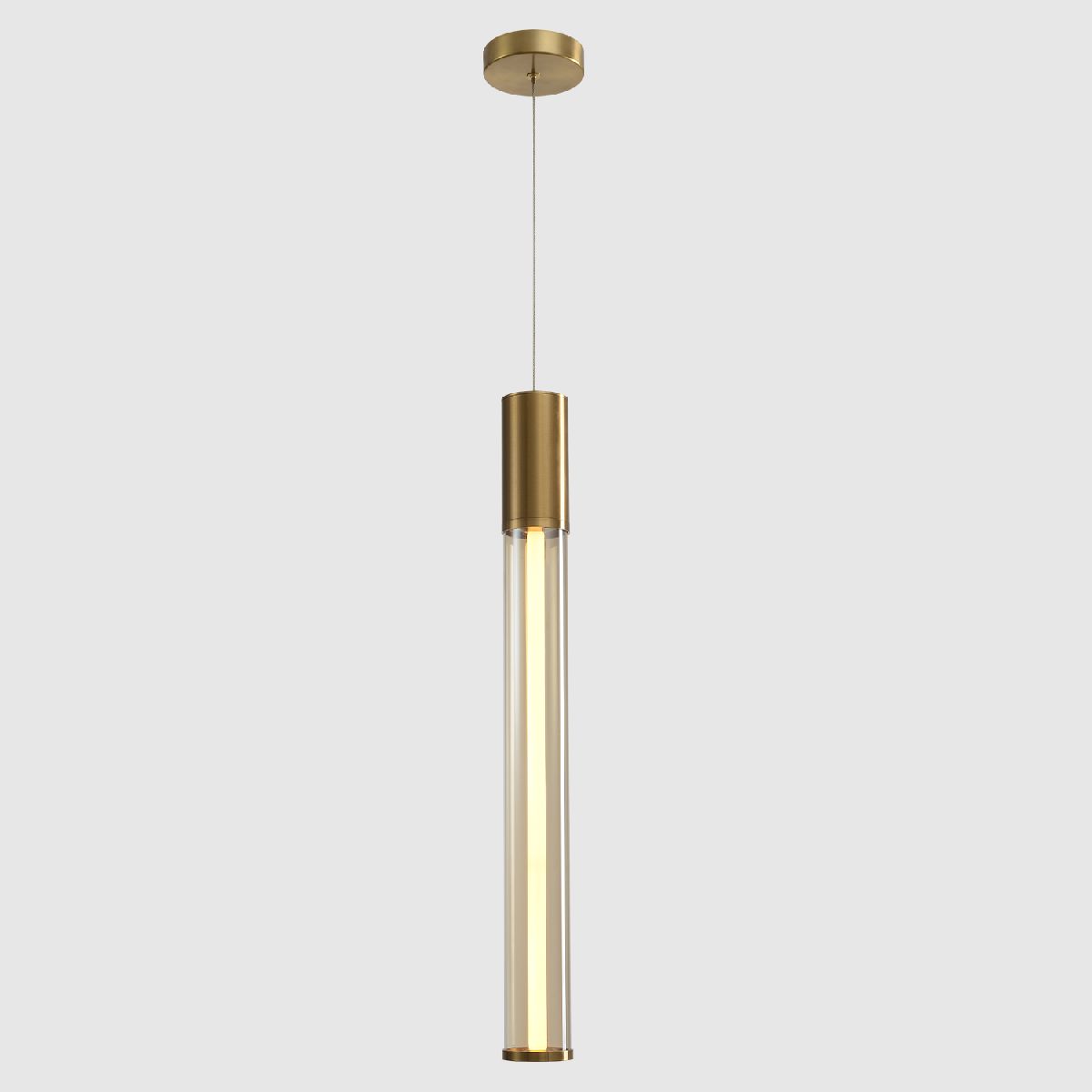 Подвесной светильник Crystal Lux LINEUP SP11W LED BRASS Подвесной светильник Crystal Lux LINEUP SP11W LED BRASS