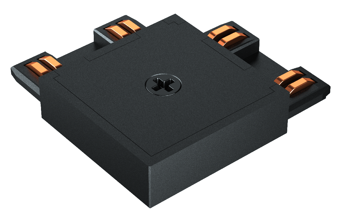 Коннектор питания угловой iLedex Vision POWER CONNECT 4825-L-TYPE - BK