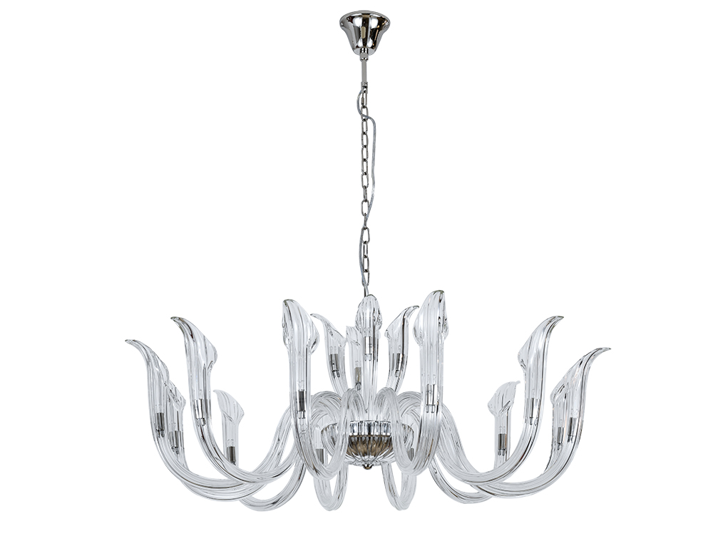 Подвесная люстра Newport 3654+12/C nickel М0070040 Подвесная люстра Newport 3654+12/C nickel М0070040