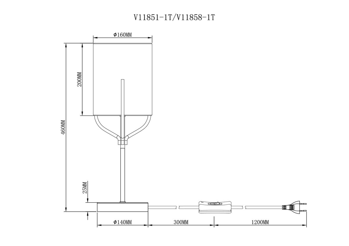Настольная лампа Moderli Inari V11851-1T