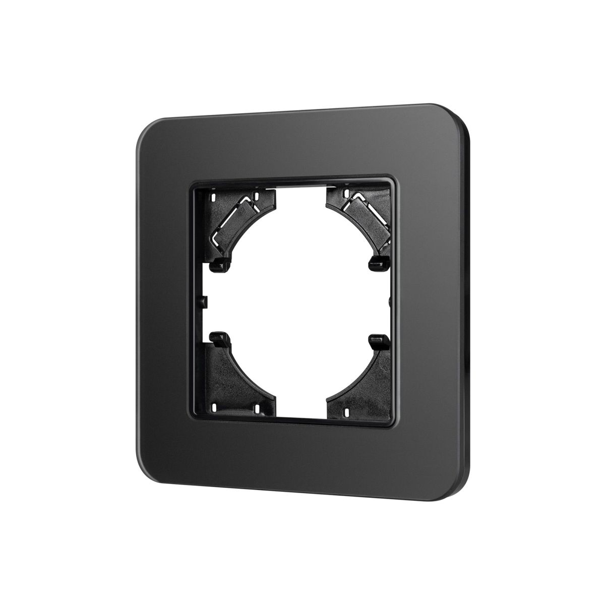 Рамка стеклянная на 1 пост Arlight FRM-OMALI-SFGS-1-BK 049676