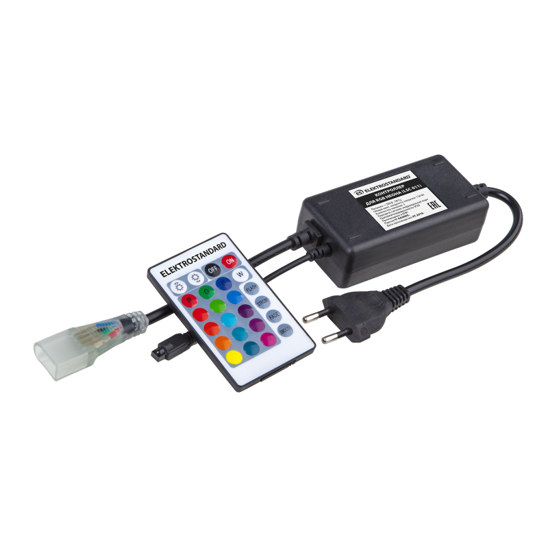 Контроллер для неона Elektrostandard LS001 220V 5050 RGB LSC 011 4690389134975 Контроллер для неона Elektrostandard LS001 220V 5050 RGB LSC 011 4690389134975