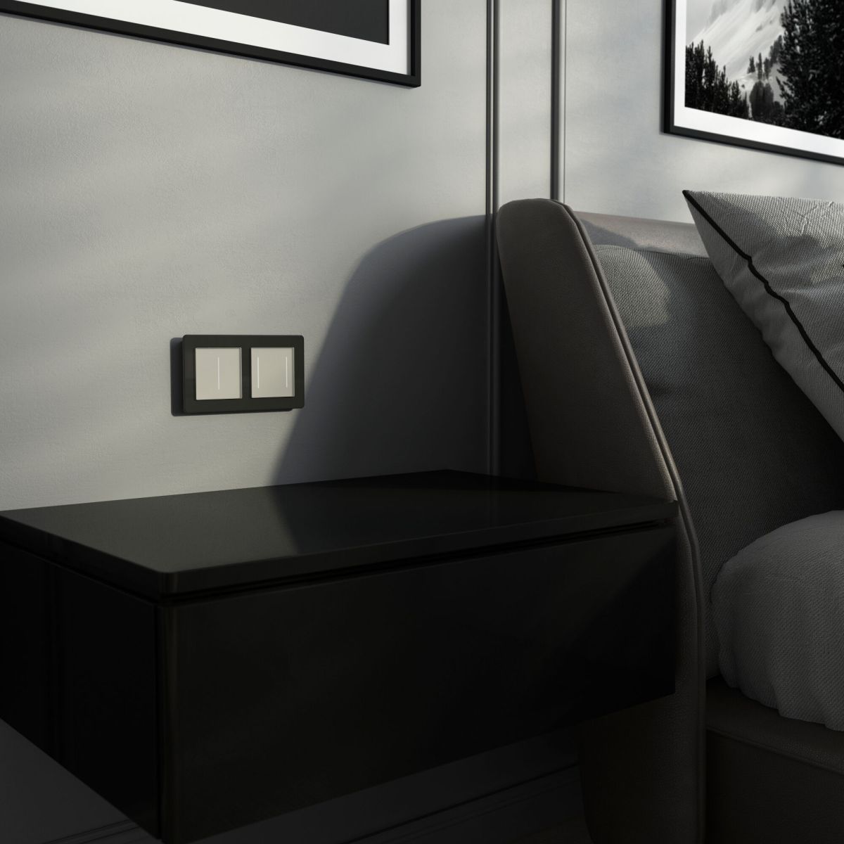 Выключатель умный сенсорный двухклавишный Werkel W4523641 4690389213939 a069765