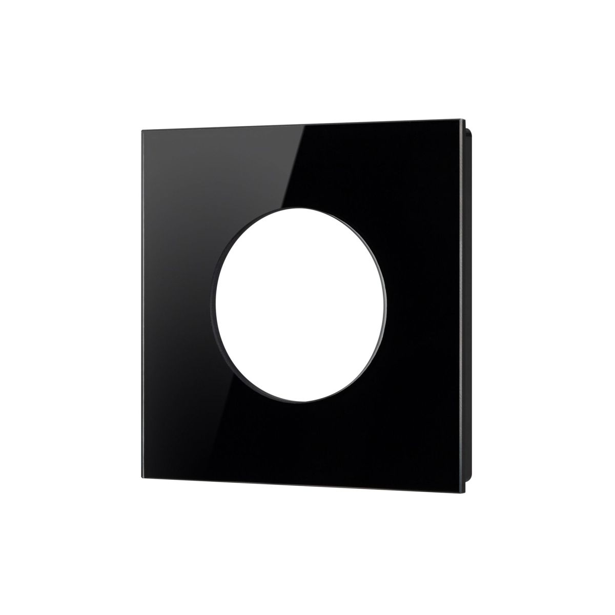 Рамка стеклянная на 1 пост Arlight FRM-GLARE-GC-1-BK 043833