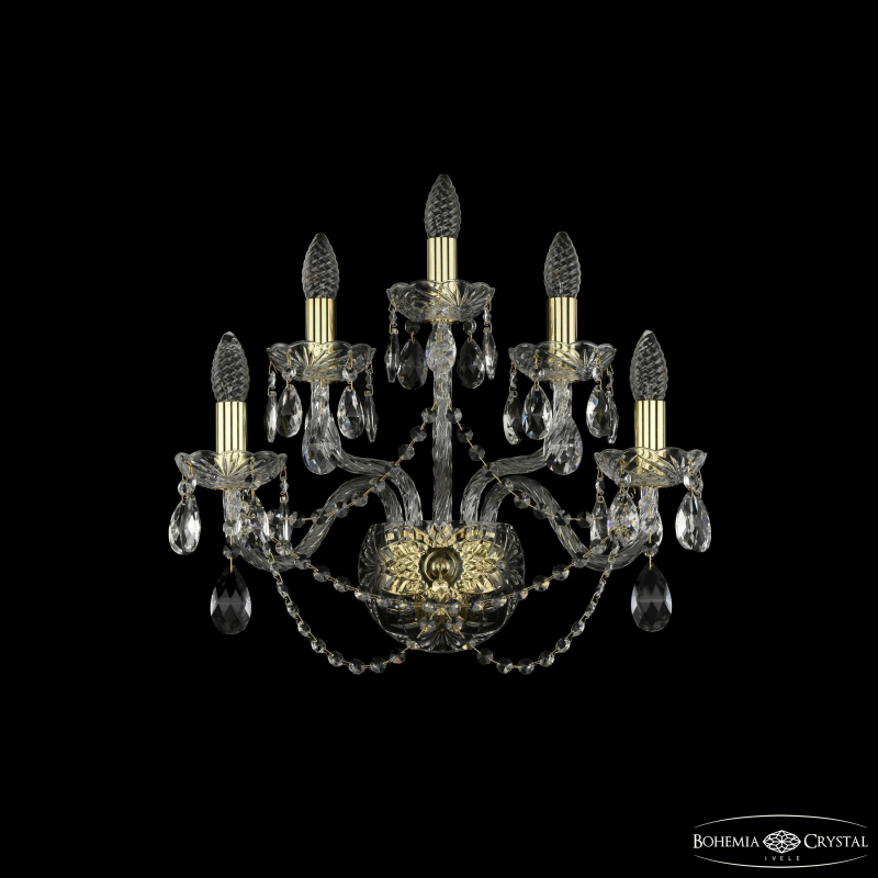 Бра Bohemia Ivele Crystal 1402B/2+2+1/195/XL G Бра Bohemia Ivele Crystal 1402B/2+2+1/195/XL G