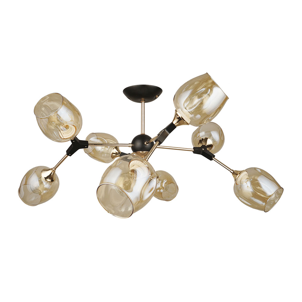 Люстра на штанге Arte Lamp Seppia A4211PL-8BK Люстра на штанге Arte Lamp Seppia A4211PL-8BK