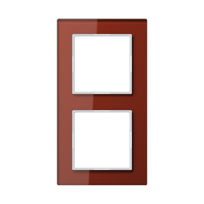 Рамка двухместная Jung AC582GLRT