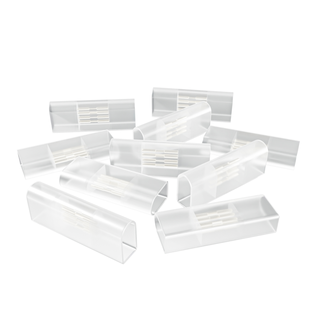 Комплект (10шт) коннекторов для прямого соединения светодиодного неона Apeyron 17-49 RGB 220В 09-152