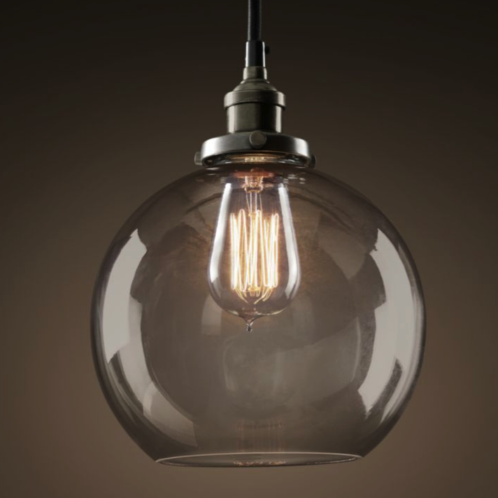 Подвесной светильник ImperiumLoft Loft Clear Glass Sphere Cloche 73694-22 Подвесной светильник ImperiumLoft Loft Clear Glass Sphere Cloche 73694-22