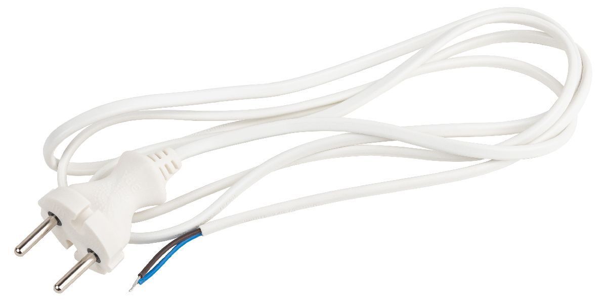 Шнур для бра Эра UX-ШВВП-2x0,75-1,8m-W Б0051341