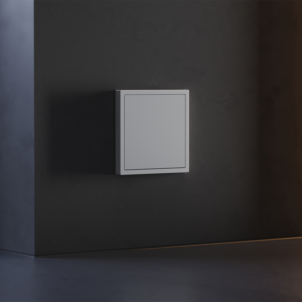 Заглушка Voltum S70 с суппортом, (серый) VLS080116