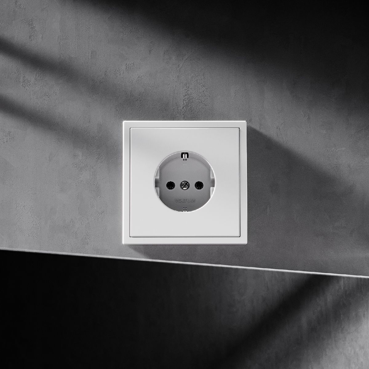 Проходной переключатель двухклавишный Voltum S70 VLS020303 (кашемир)