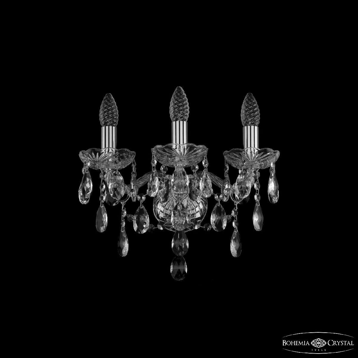 Бра Bohemia Ivele Crystal 1415B/3/141 Ni Бра Bohemia Ivele Crystal 1415B/3/141 Ni