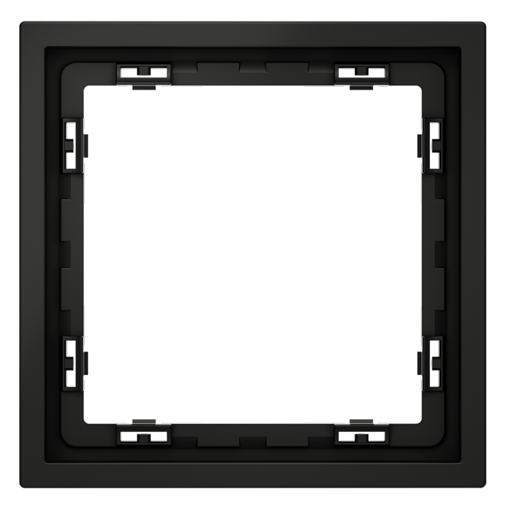 Рамка на 1 пост Voltum S70 VLS100108 (черный матовый)