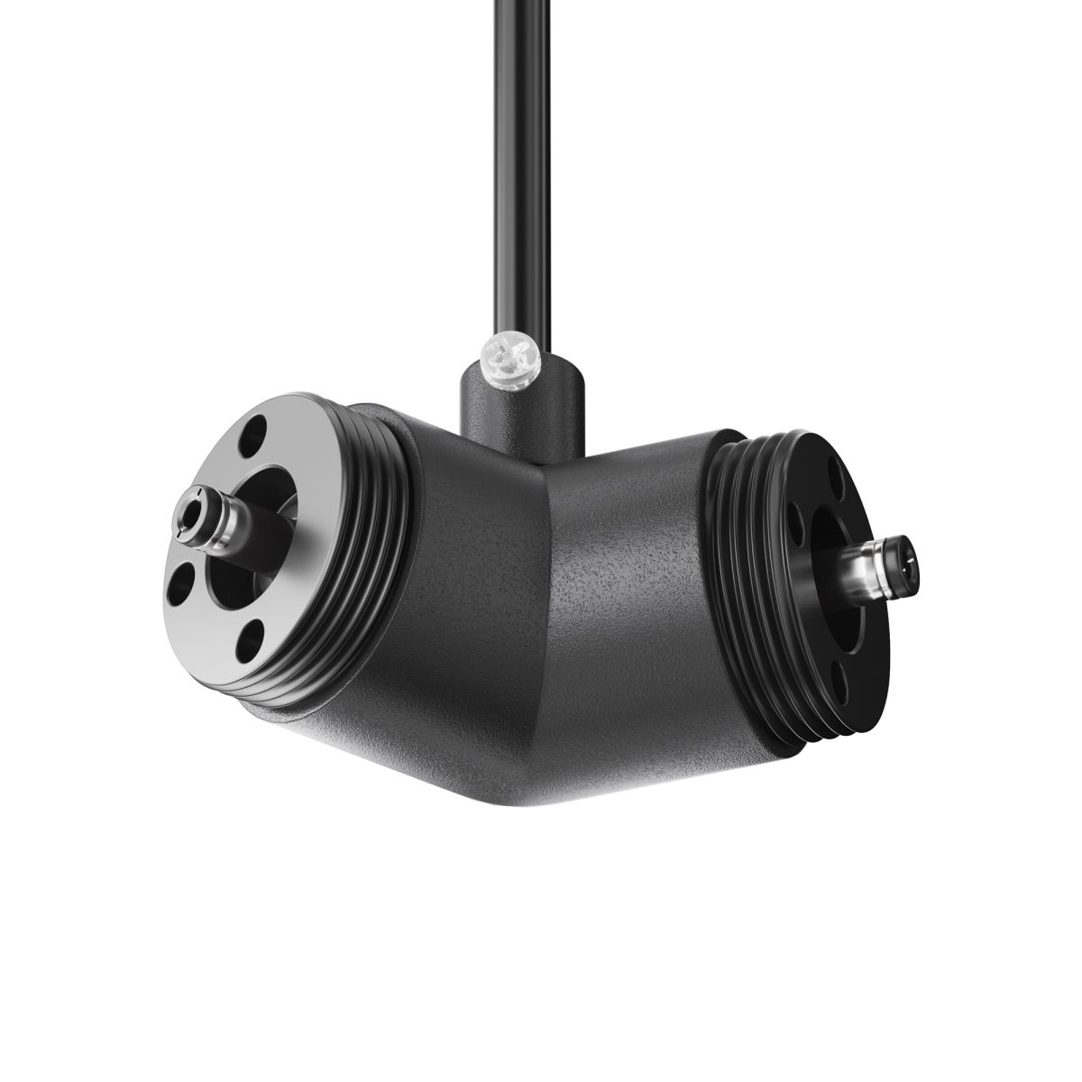 Угловой коннектор 120° с вводом питания Maytoni Shelf CA018LWC-P-B Угловой коннектор 120° с вводом питания Maytoni Shelf CA018LWC-P-B