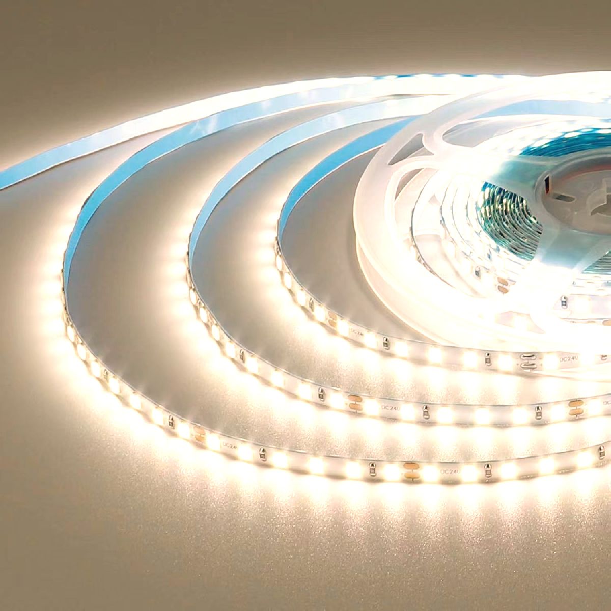 Светодиодная лента Apeyron 24В 2835 18Вт/м 3000K 5м IP20 00-444 Светодиодная лента Apeyron 24В 2835 18Вт/м 3000K 5м IP20 00-444