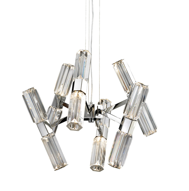 Подвесная люстра Delight Collection MD19027016-12B chrome Подвесная люстра Delight Collection MD19027016-12B chrome